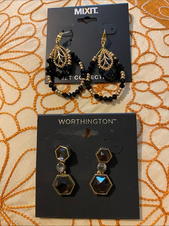 MIXIT/WORTHINGTON Jewelry - NWT---2 Pairs WORTHINGTON/MIXIT Pierced Earrings
